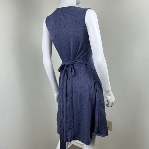 Toad & Co Womens Size M Cue Blue Cotton Sleeveless Pullover Mini Dress Athletic - Picture 9 of 15